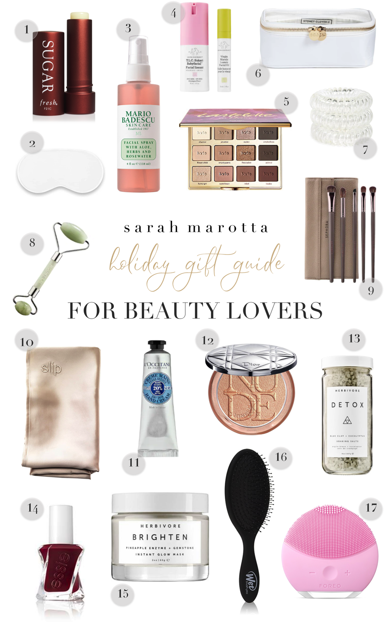 Holiday Gift Guide: For Beauty Lovers - Sarah Marotta